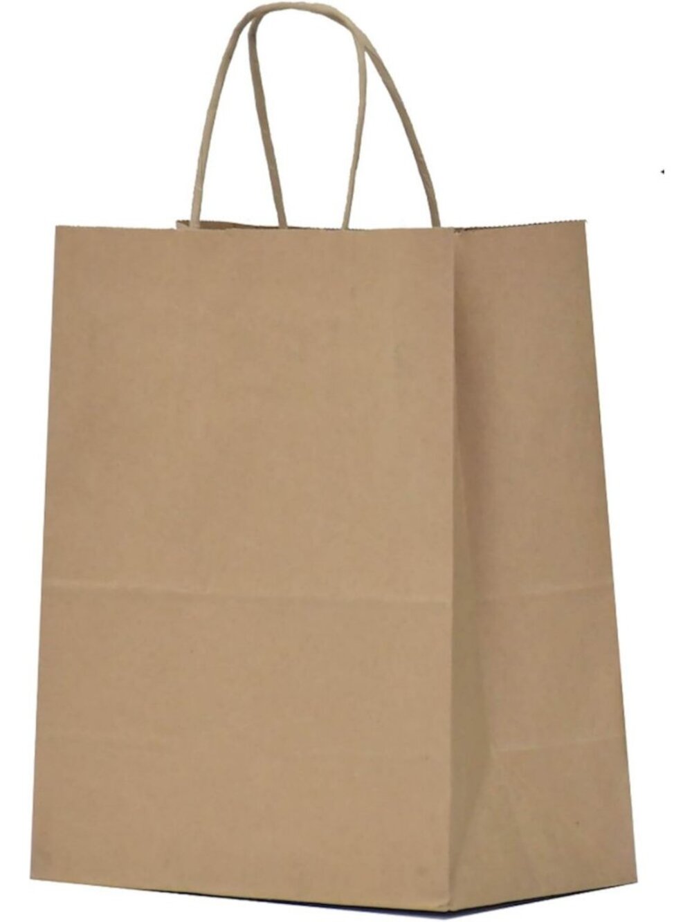 100 Pack Kraft Paper Bags 10x5x13 - Eco-Friendly Gift & Shopping Bags with